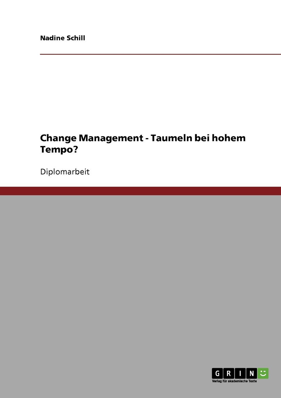 Change Management. Taumeln bei hohem Tempo.