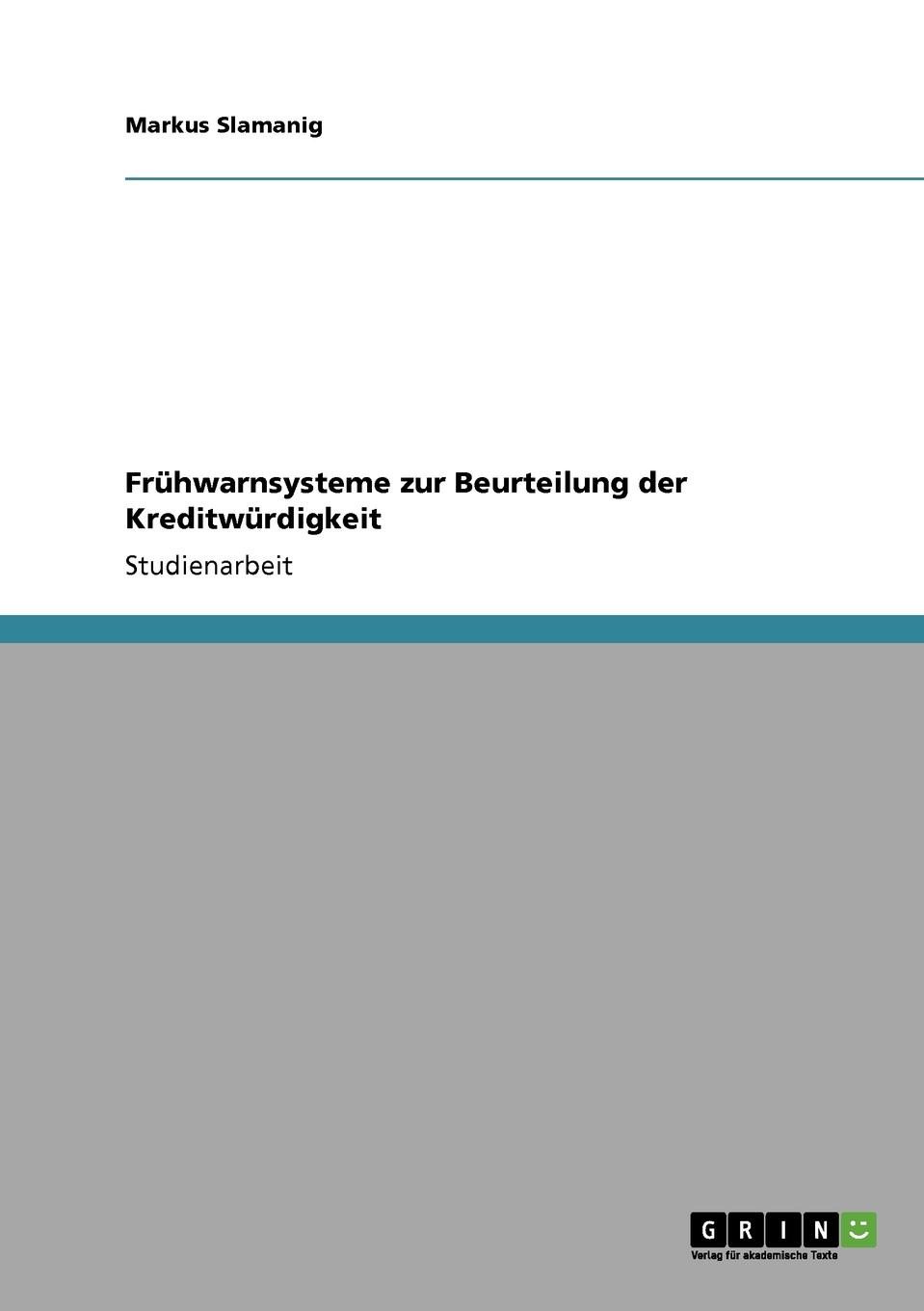 фото Fruhwarnsysteme zur Beurteilung der Kreditwurdigkeit