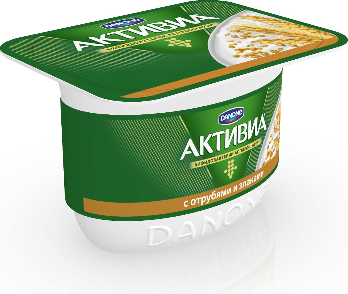 фото Активиа Биопродукт творожно-йогуртный Отруби злаки 4,5%, 130 г