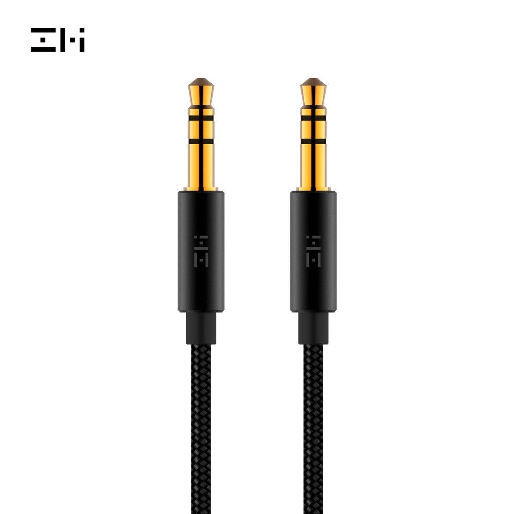 фото Кабель ZMI Xiaomi AL103 AUX 3.5mm Audio Cable 1000mm, черный