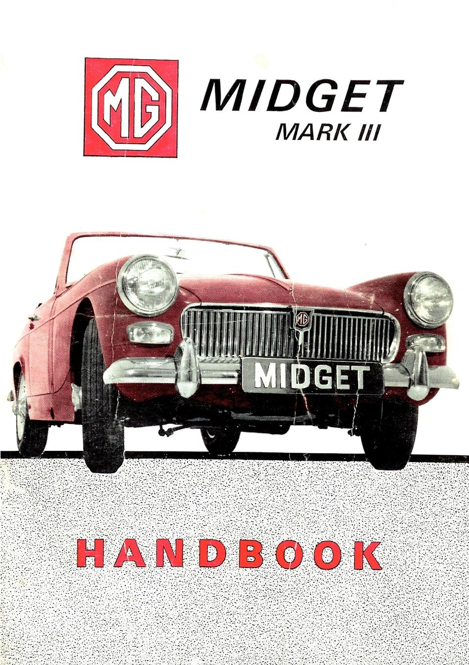 фото MG Midget MMark III Handbook