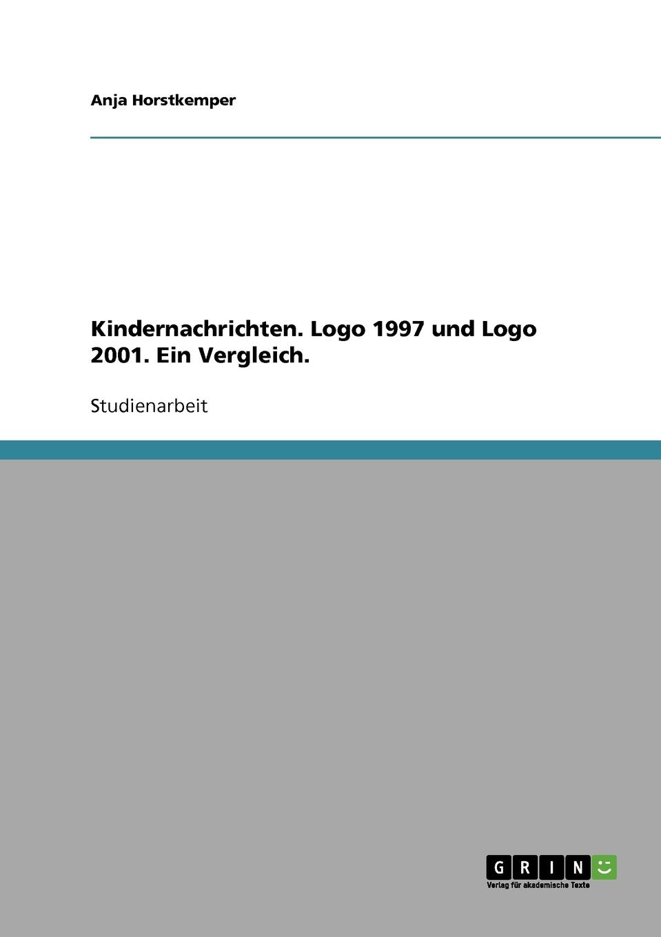 Kindernachrichten. Logo 1997 und Logo 2001. Ein Vergleich.