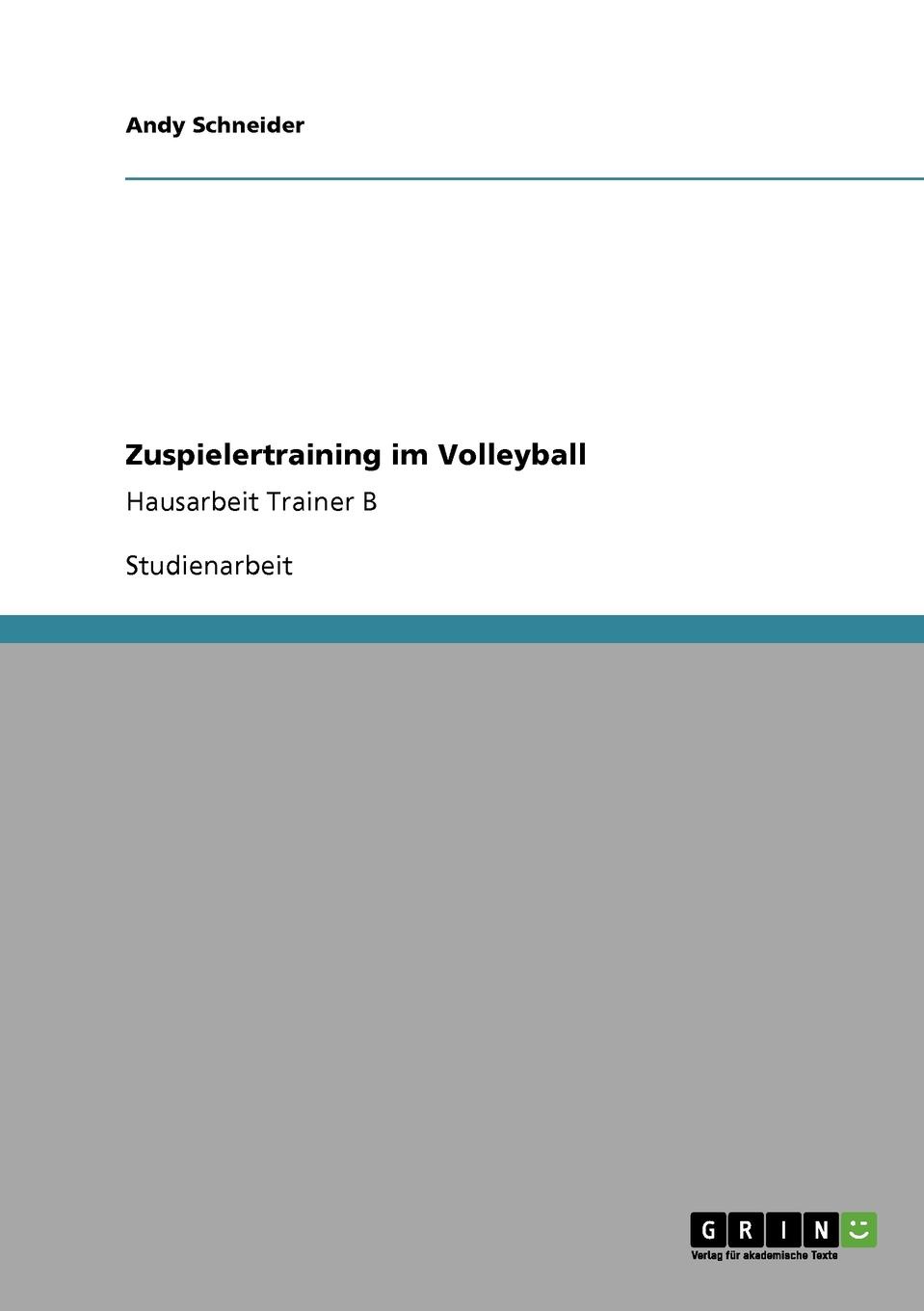 Zuspielertraining im Volleyball