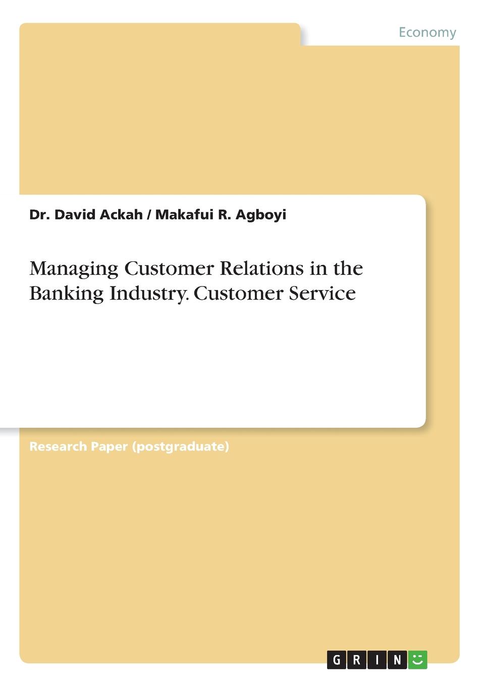 фото Managing Customer Relations in the Banking Industry. Customer Service