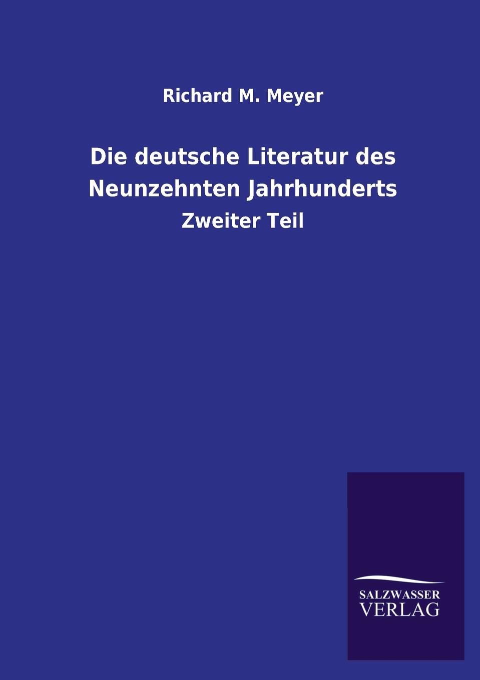 фото Die Deutsche Literatur Des Neunzehnten Jahrhunderts