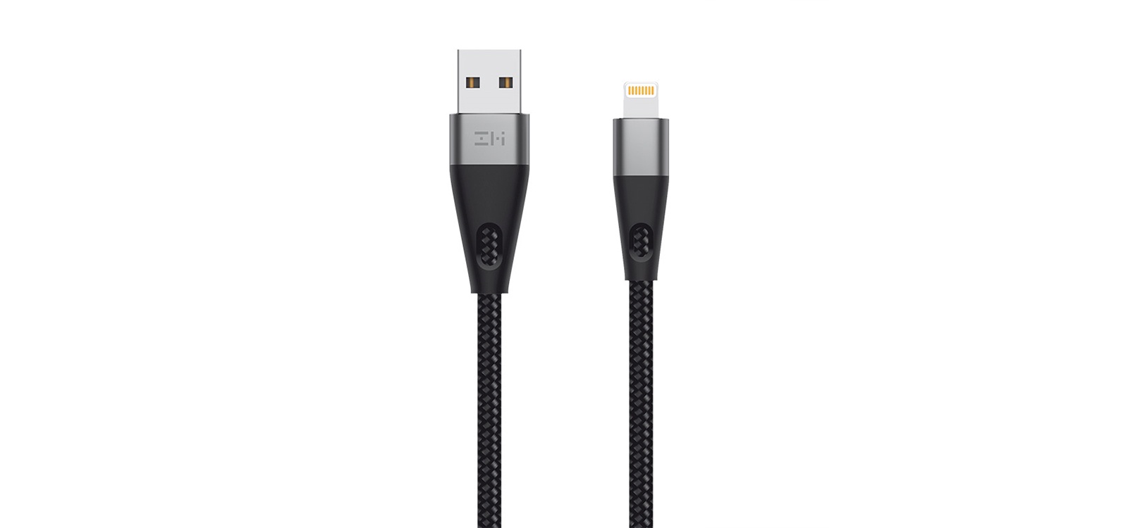 фото Кабель ZMI Xiaomi AL886 Black USB/Lightning MFi 200 см, черный