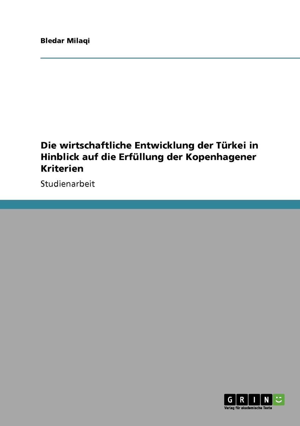 фото Die wirtschaftliche Entwicklung der Turkei in Hinblick auf die Erfullung der Kopenhagener Kriterien