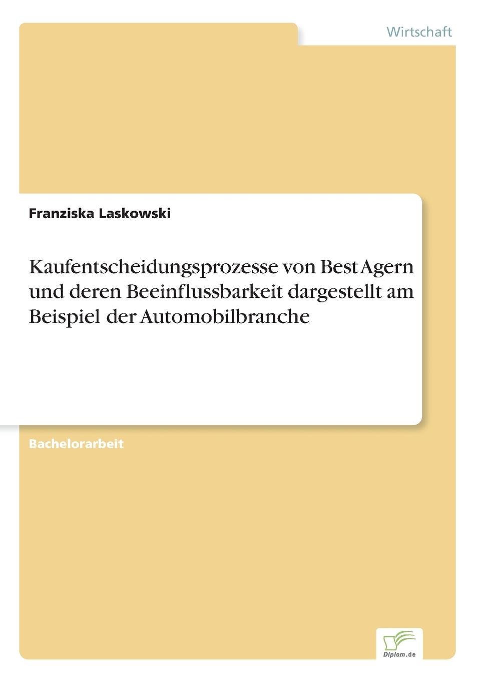 фото Kaufentscheidungsprozesse von Best Agern und deren Beeinflussbarkeit dargestellt am Beispiel der Automobilbranche