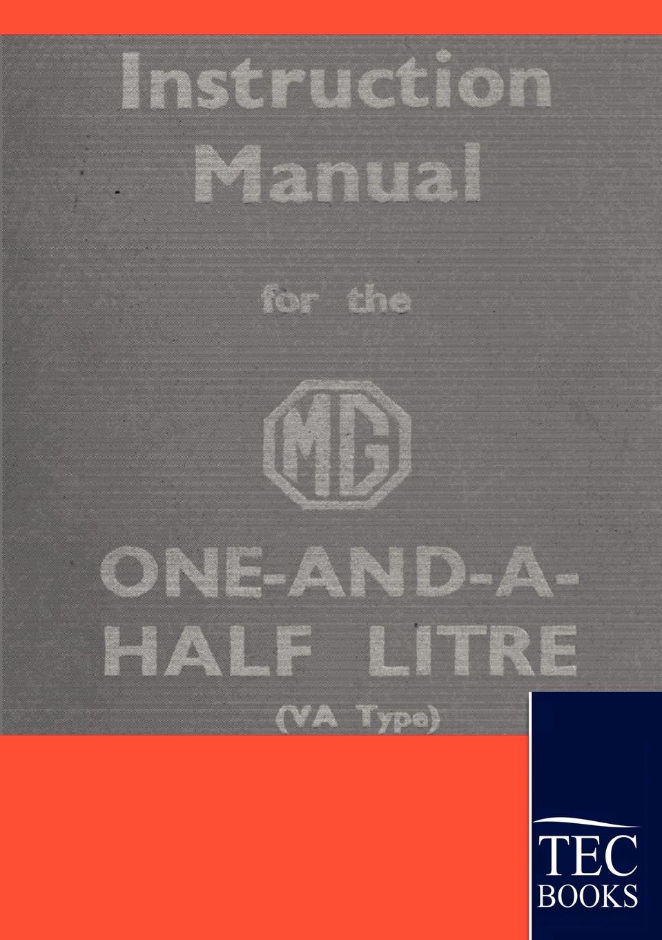 фото Instruction Manual for the MG 1,5 Litre