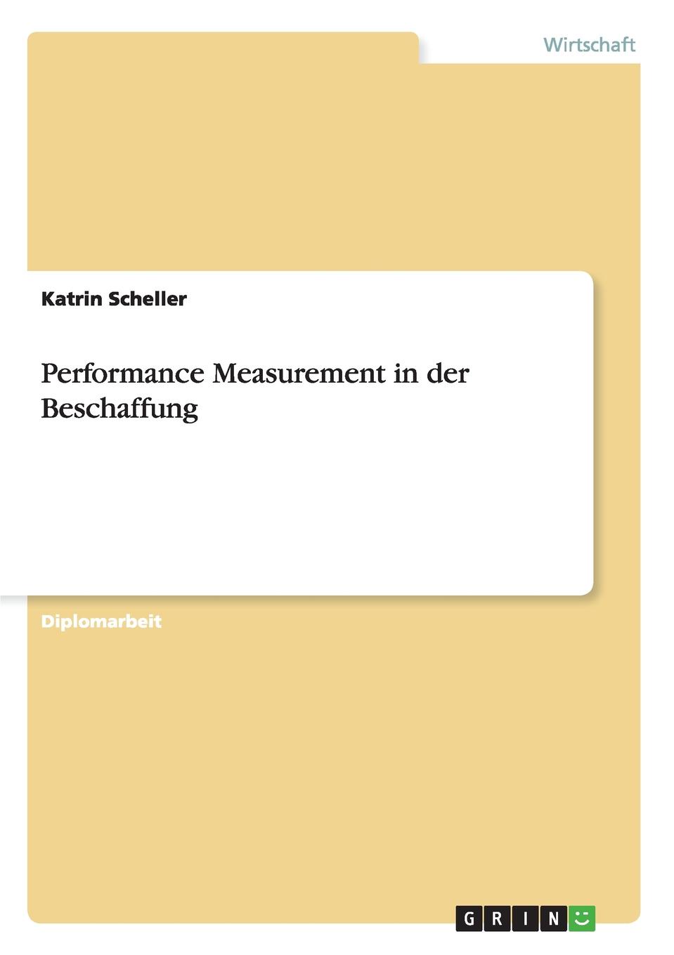 Performance Measurement in der Beschaffung