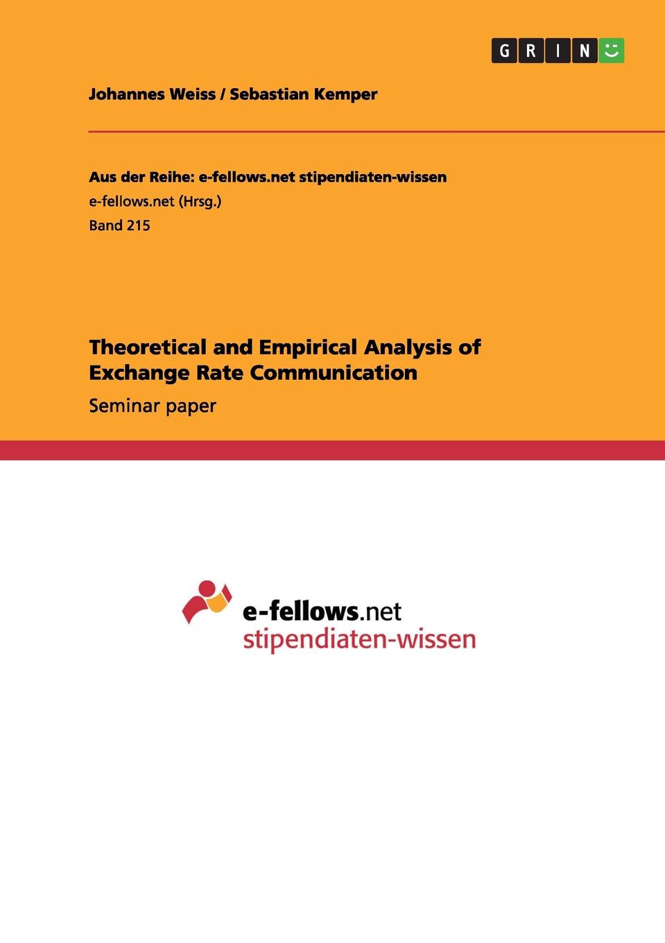 фото Theoretical and Empirical Analysis of Exchange Rate Communication