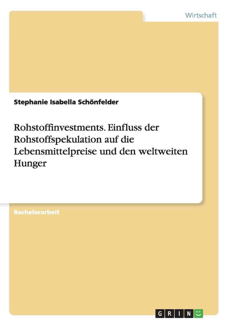 фото Rohstoffinvestments. Einfluss der Rohstoffspekulation auf die Lebensmittelpreise und den weltweiten Hunger