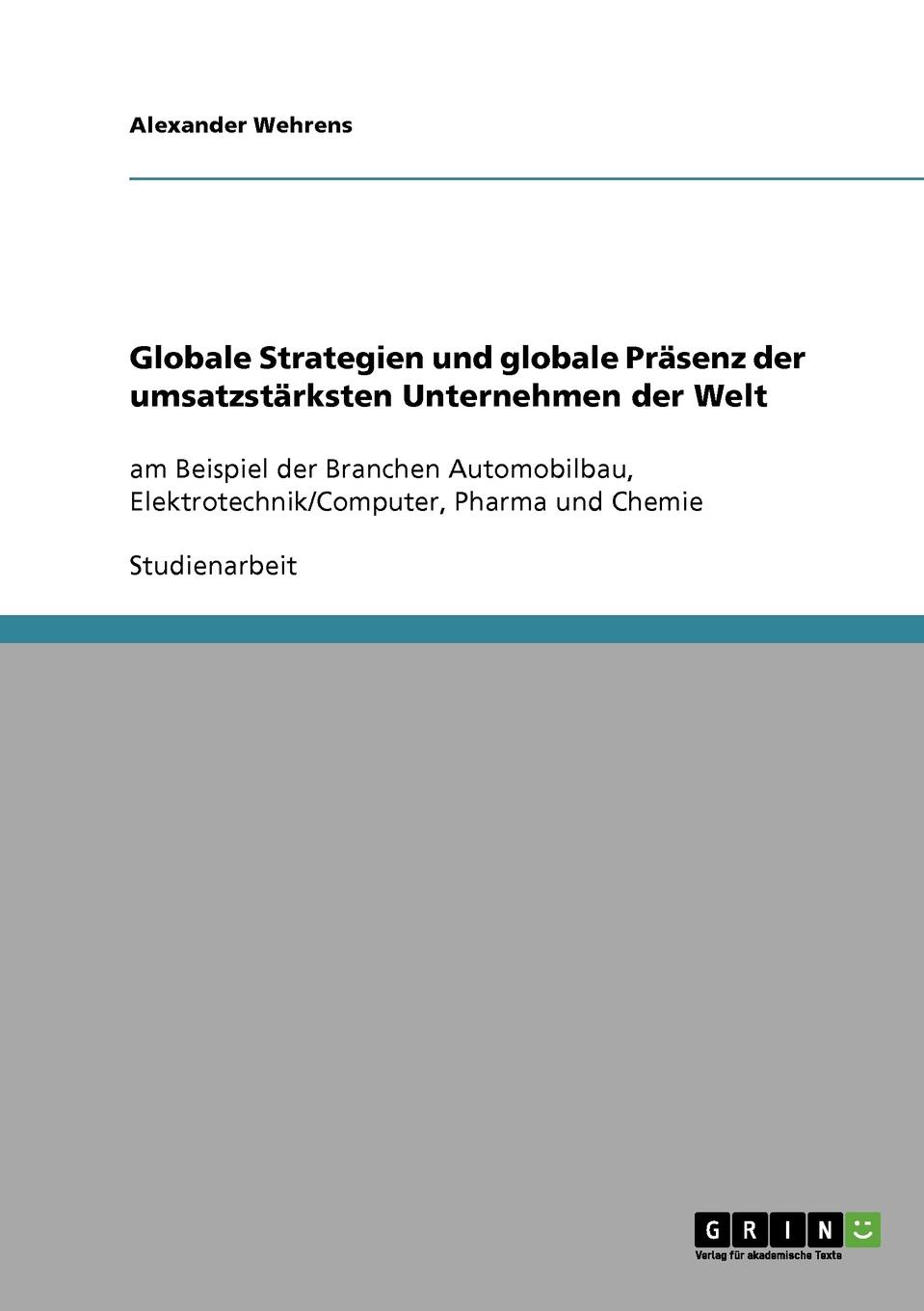 фото Globale Strategien und globale Prasenz der umsatzstarksten Unternehmen der Welt