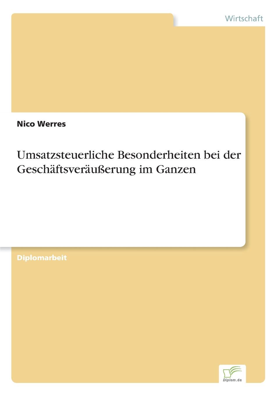 фото Umsatzsteuerliche Besonderheiten bei der Geschaftsverausserung im Ganzen