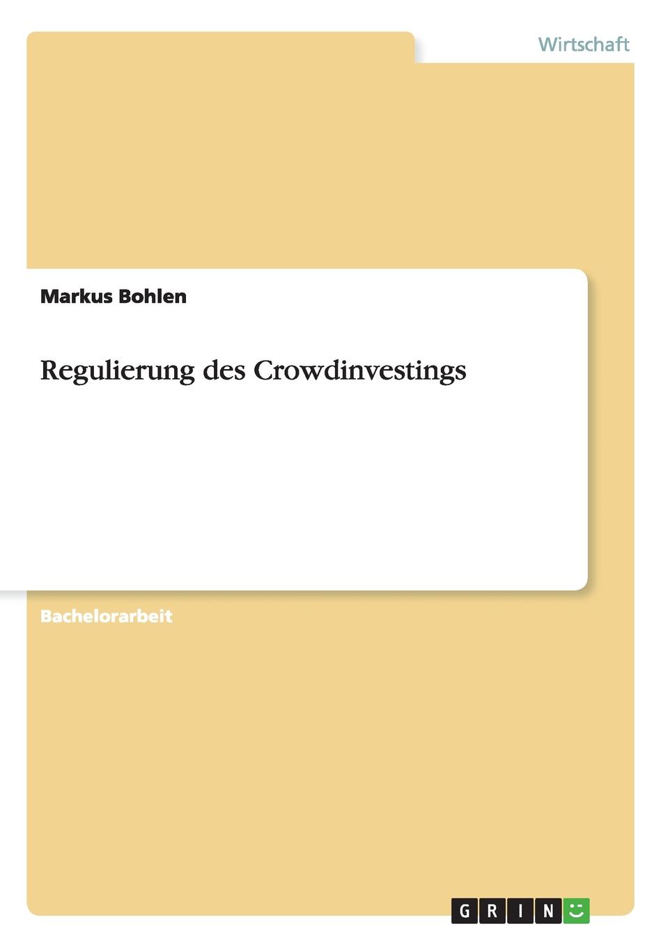 Regulierung des Crowdinvestings