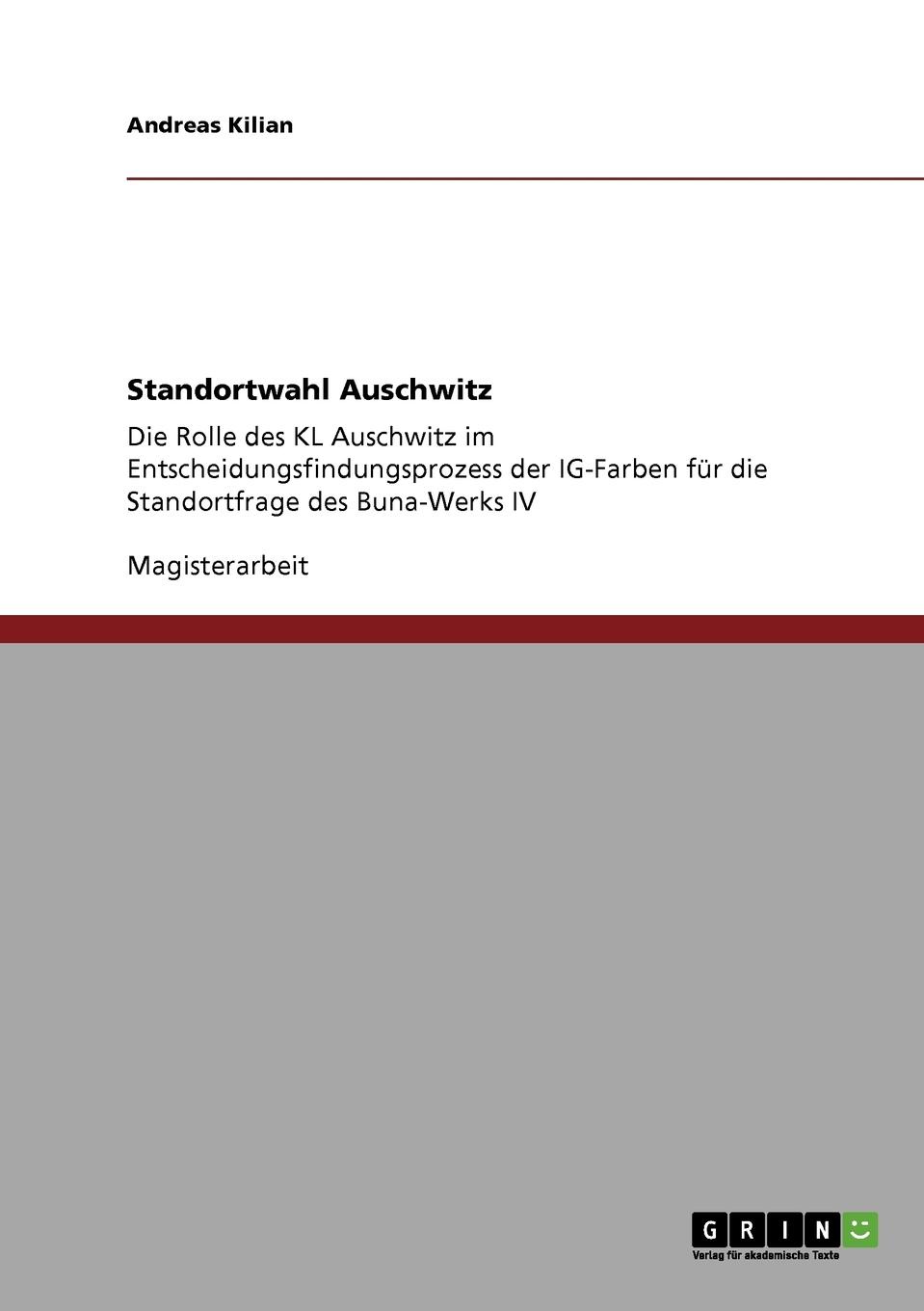 Standortwahl Auschwitz