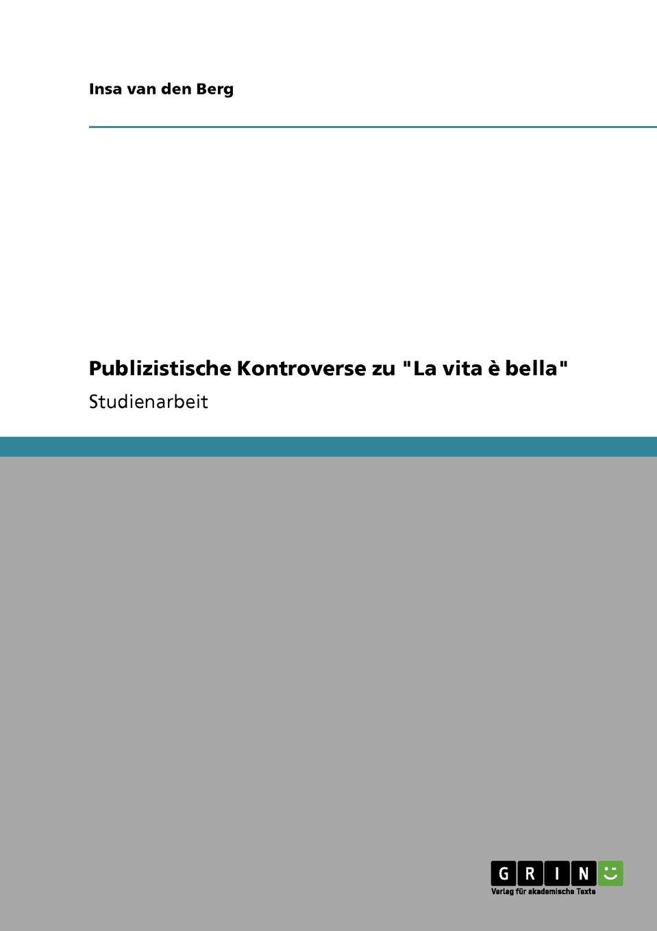 фото Publizistische Kontroverse zu "La vita e bella"