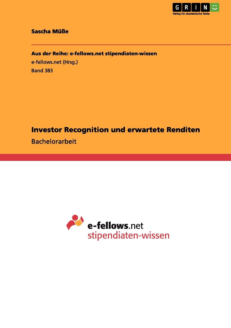 фото Investor Recognition und erwartete Renditen