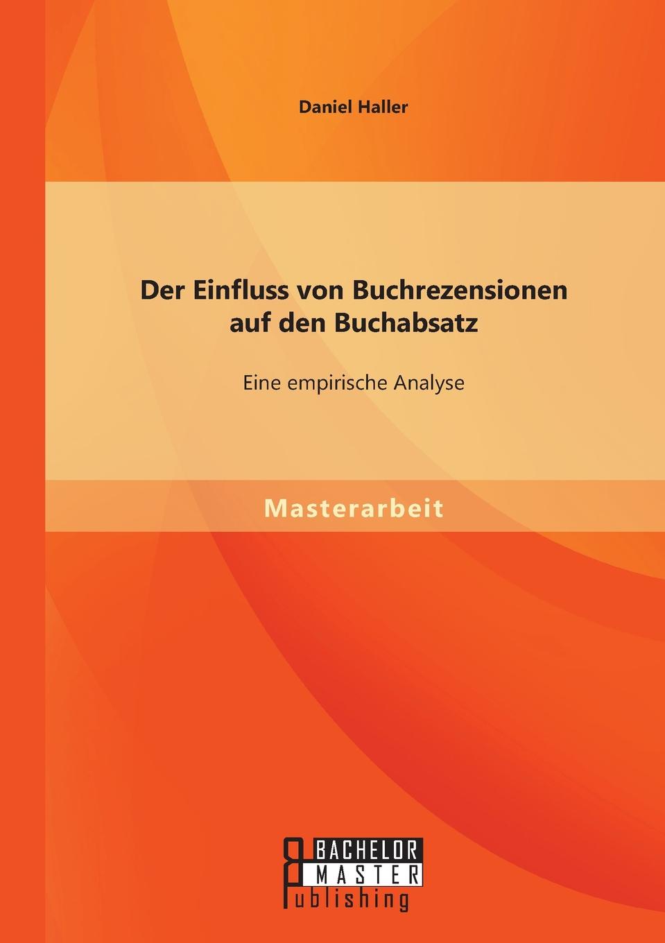 фото Der Einfluss Von Buchrezensionen Auf Den Buchabsatz. Eine Empirische Analyse