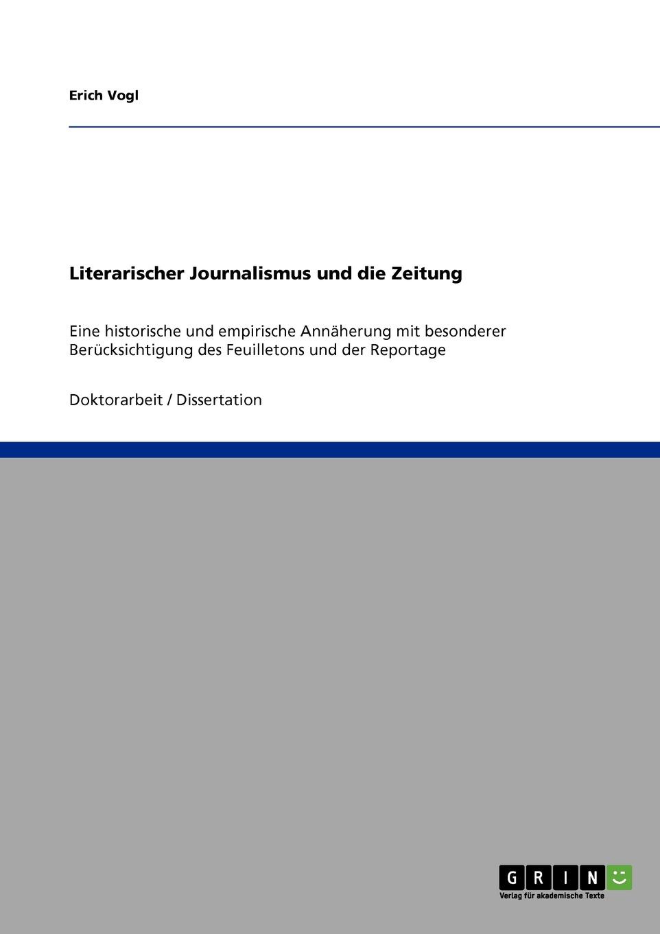 фото Literarischer Journalismus und die Zeitung