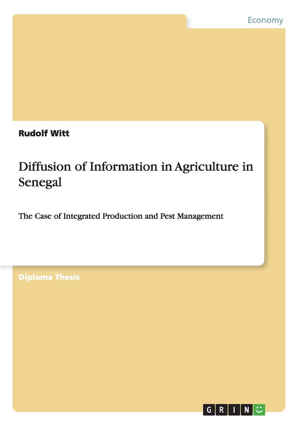 фото Diffusion of Information in Agriculture in Senegal