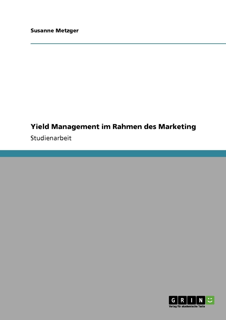 фото Yield Management im Rahmen des Marketing