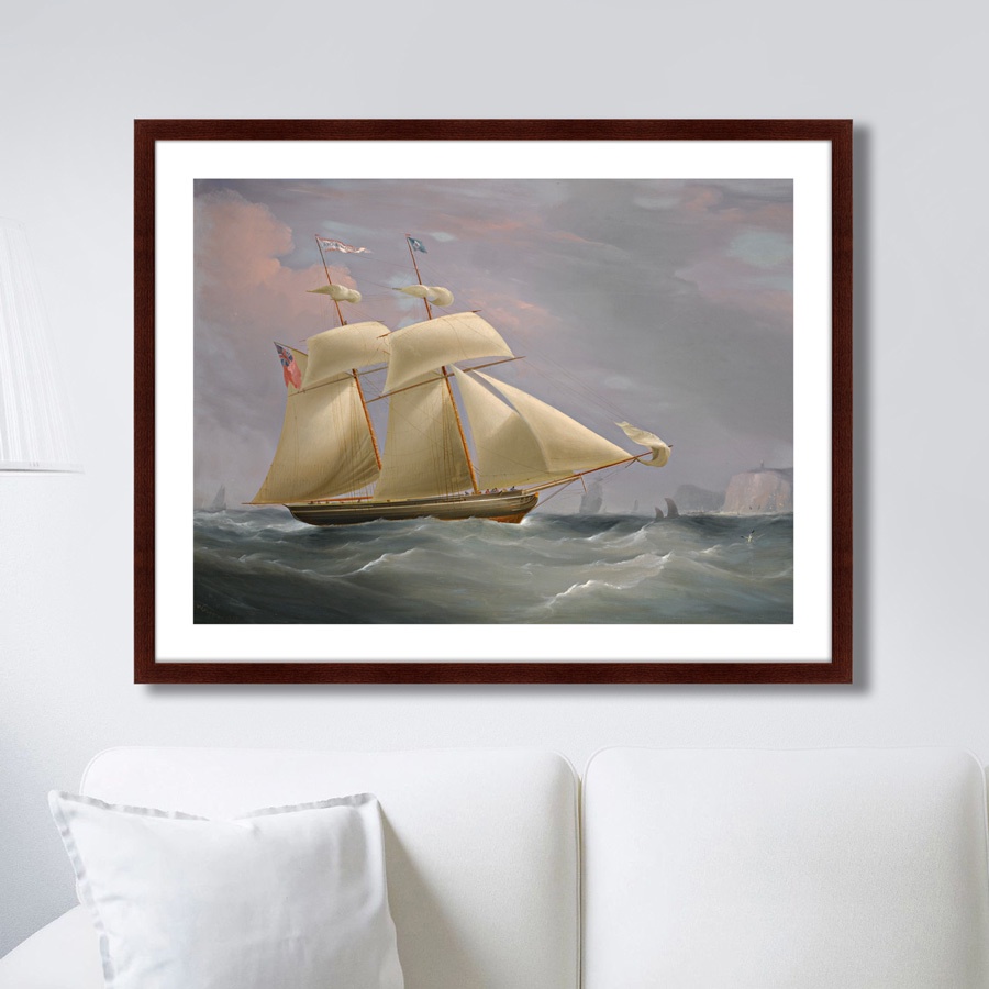 фото Картина Картины В Квартиру The topsail schooner, 1838г., Бумага