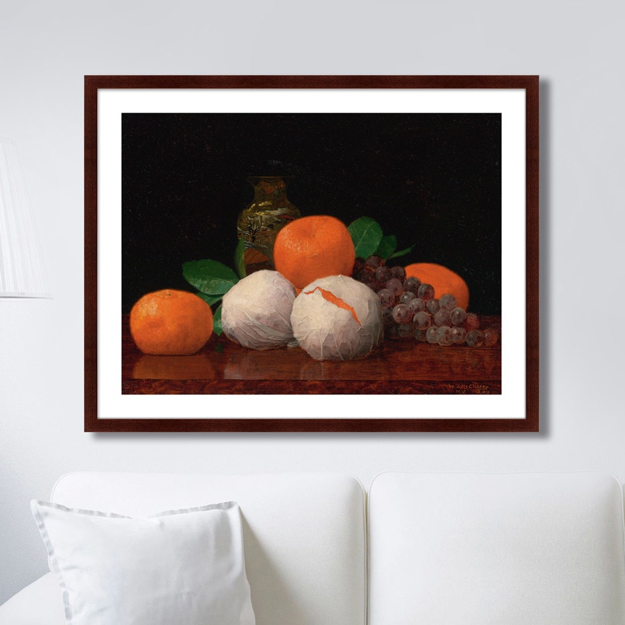 фото Картина Картины В Квартиру STILL LIFE WITH WRAPPED TANGERINES, 1889г., Бумага