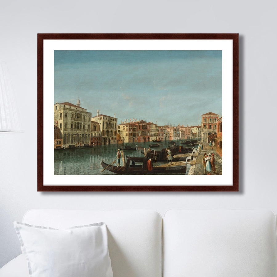 фото Картина Картины В Квартиру View Of The Grand Canal, Venice, 1732г., Бумага