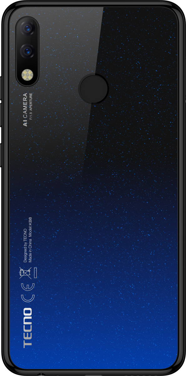 фото Смартфон Tecno Spark 3 Pro 2/32GB, черный, синий