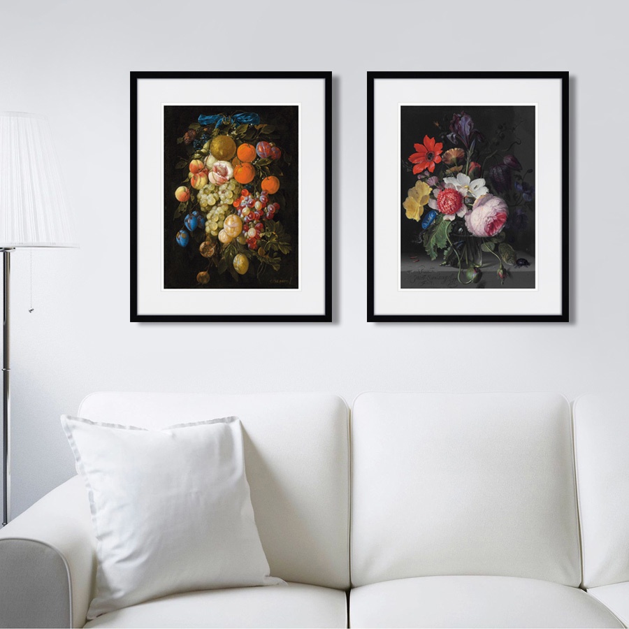 фото Картина Картины В Квартиру Коллекция A peony, an iris, a poppy anemones (из 2-х картин), Бумага