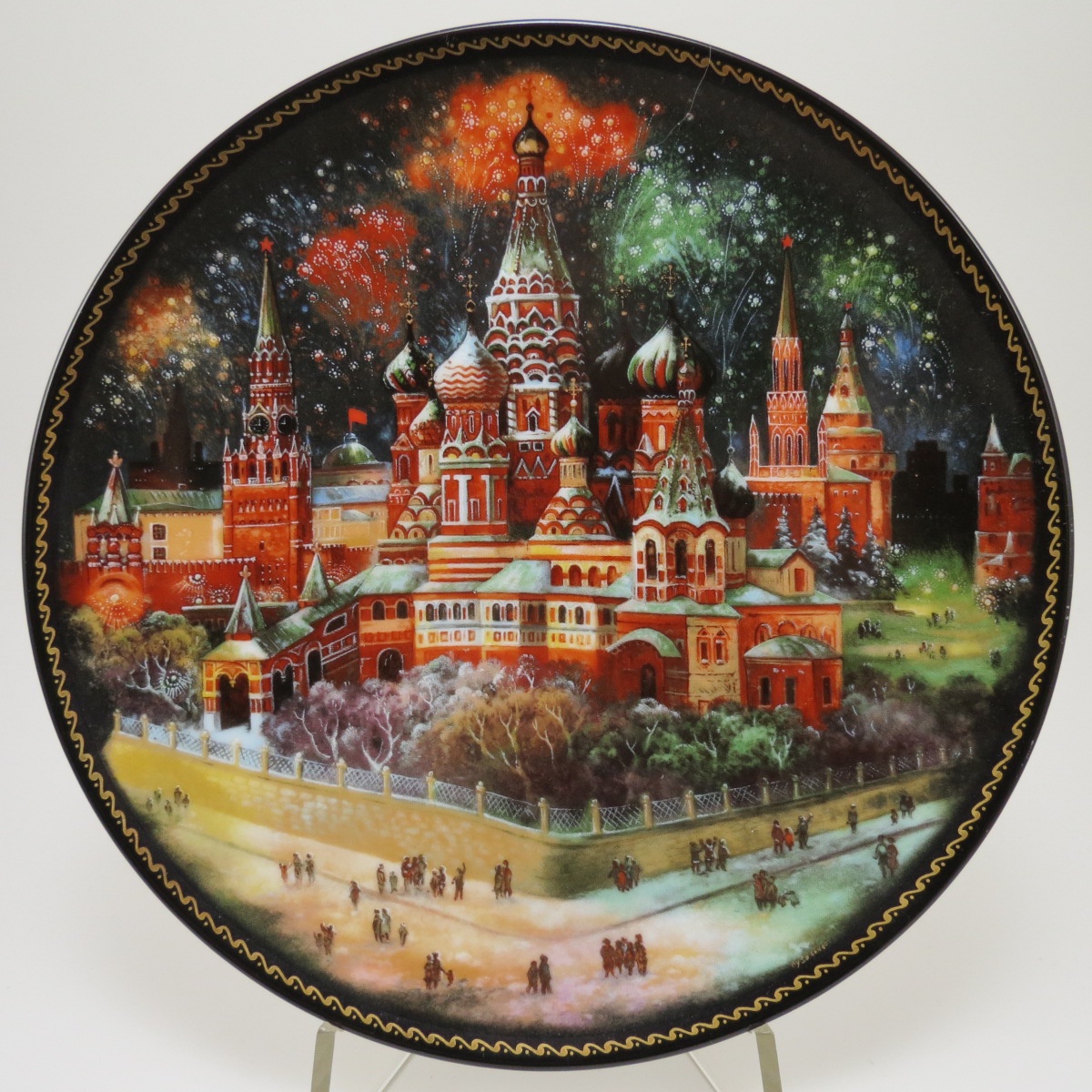 Тарелка декоративная собор Василия Блаженного