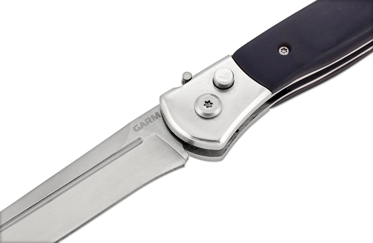 фото Нож туристический Ножемир Четкий расклад Garm, A-122B, светло-серый, длина лезвия 8,7 см