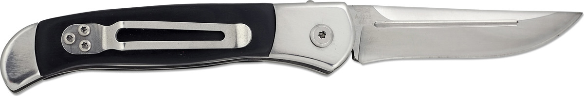 фото Нож туристический Ножемир Четкий расклад Garm, A-122B, светло-серый, длина лезвия 8,7 см