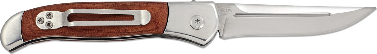 фото Нож туристический Ножемир Четкий расклад Garm, A-122W, светло-серый, длина лезвия 8,7 см