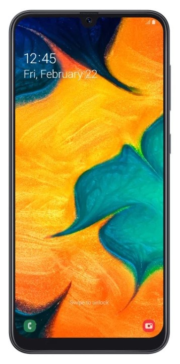 фото Смартфон Samsung Galaxy A30 4/64GB, черный