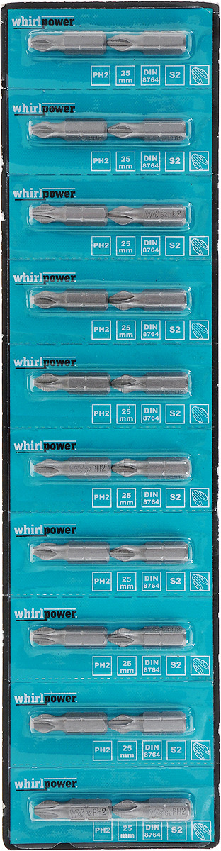 Биты крестовые Whirlpower \"Профи\", РН2 х 25 мм, 20 шт — купить в ...