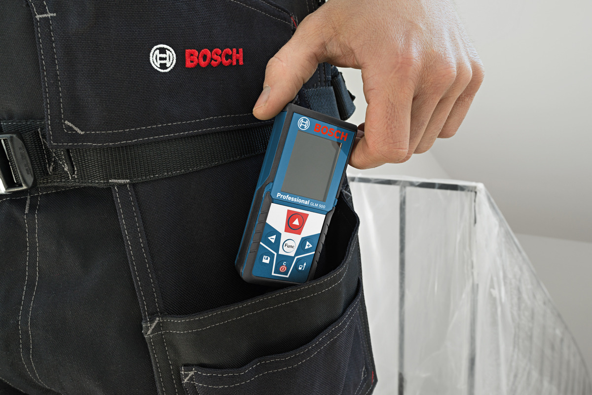 фото Дальномер лазерный Bosch GLM 500 Professional, синий, дальность 50 м