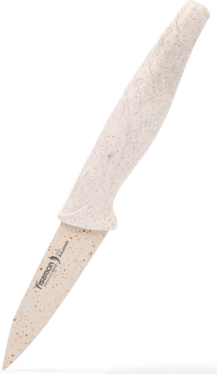 фото Нож для овощей Fissman Kalahari, 2351, бежевый, длина лезвия 9 см