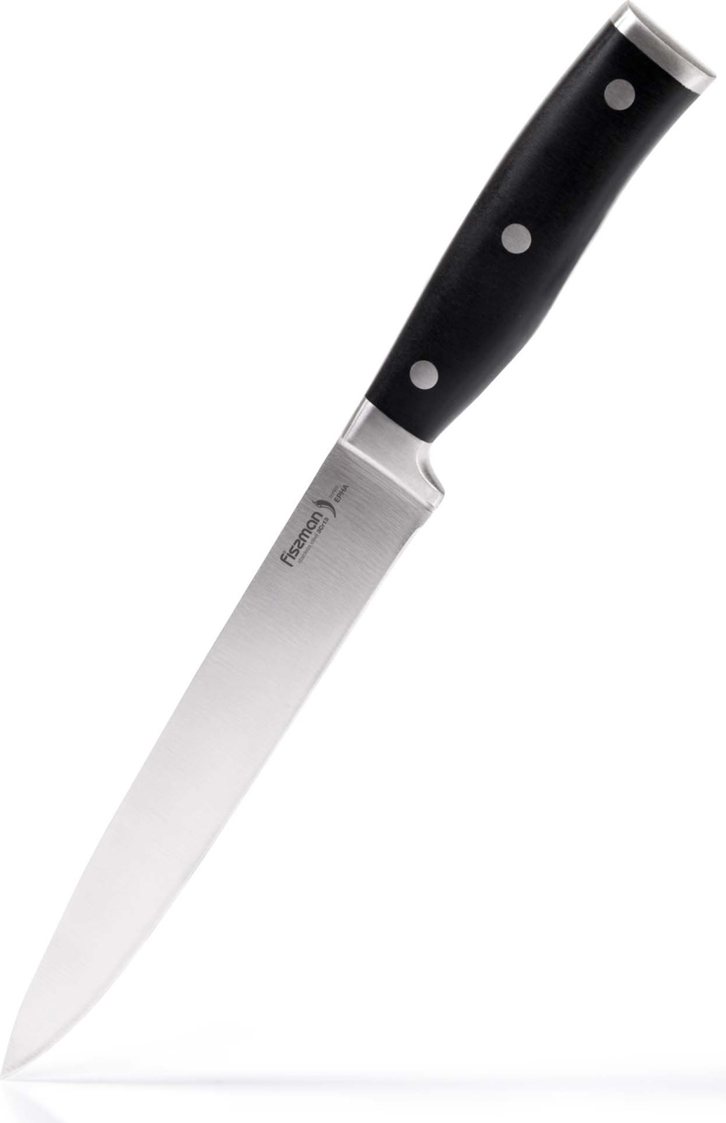 фото Нож гастрономический Fissman Epha, 2354, черный, длина лезвия 22 см