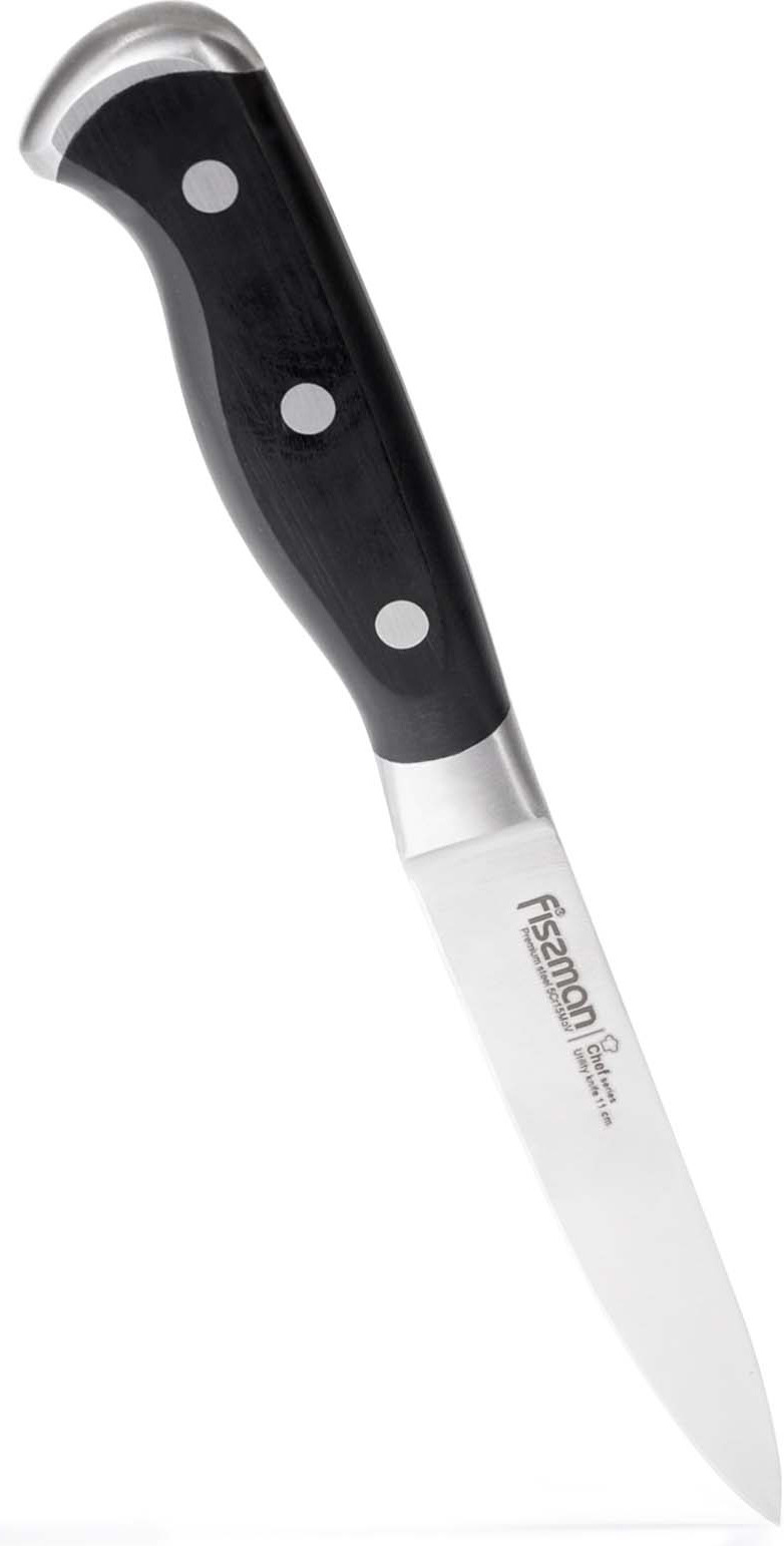 фото Нож кухонный Fissman Chef De Cuisine, 2405, черный, длина лезвия 41 см