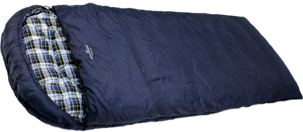 фото Спальный мешок Woodland Irbis 300 L, 67272, левосторонняя молния, синий