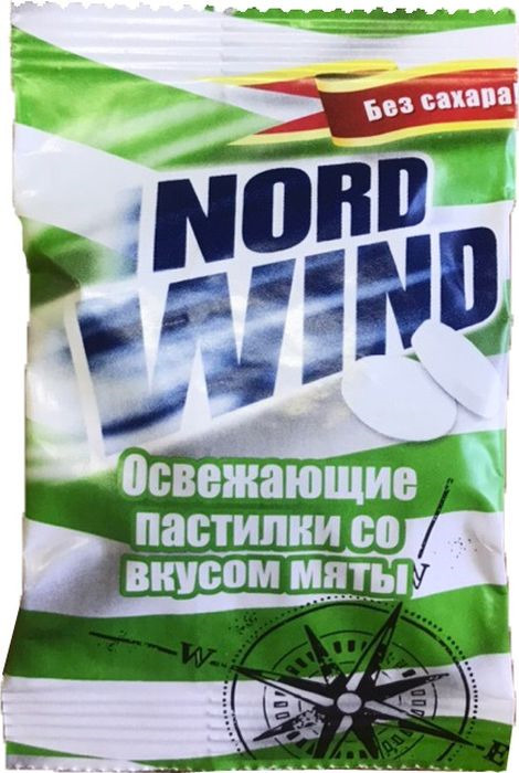 Освежающие пастилки Nord Wind, со вкусом мяты, 25 г - купить с ...