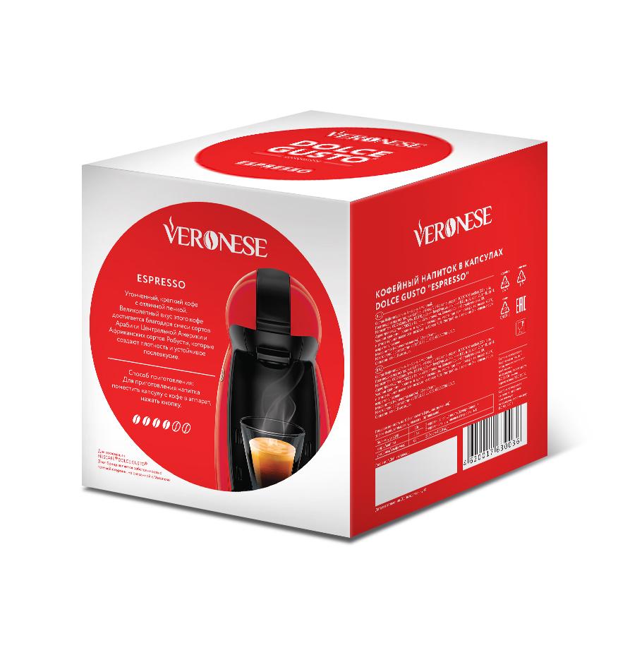 фото Espresso для кофемашин Nescafe Dolce Gusto Кофе в капсулах Veronese