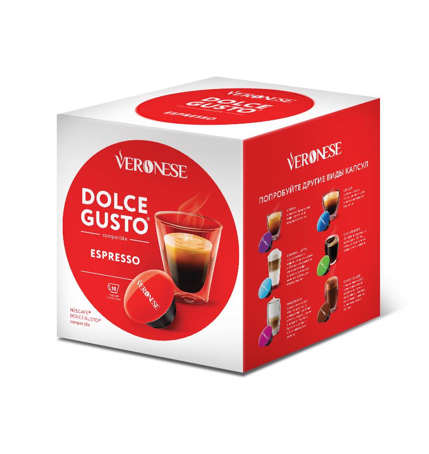 фото Espresso для кофемашин Nescafe Dolce Gusto Кофе в капсулах Veronese