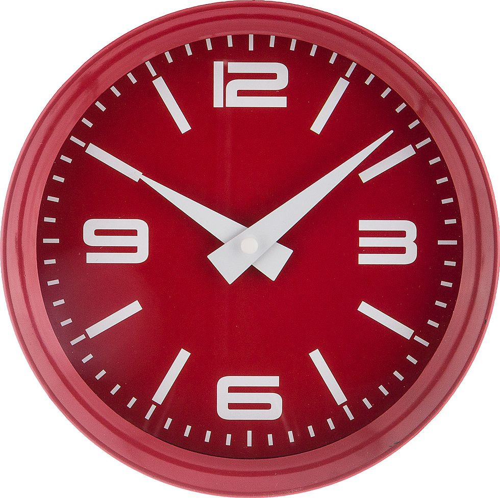 Настенные часы Lefard Lovely Home, 220-346, красный, 20,3 х 20,3 х 5,2 см