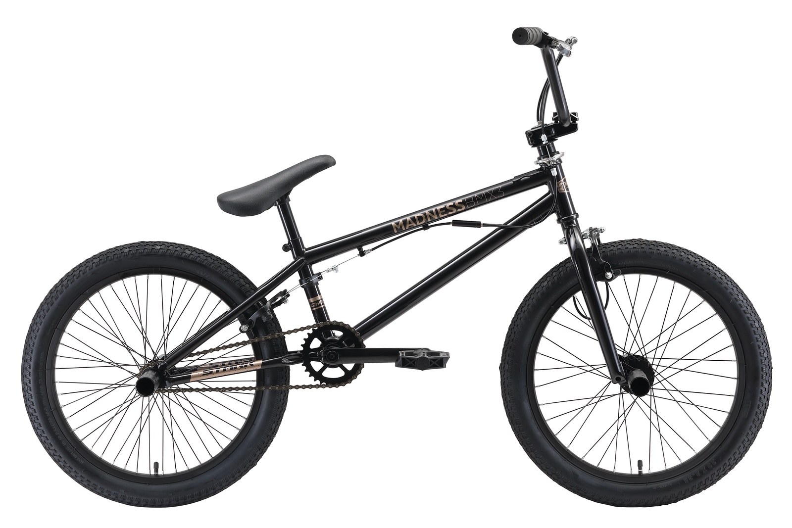 фото Велосипед Madness BMX 3 20" 2019, черный, золотой