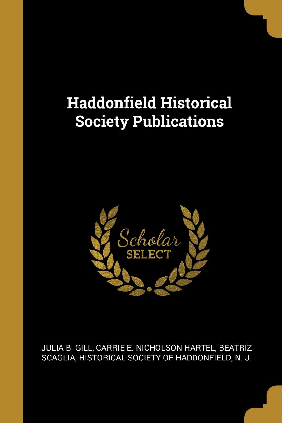 Haddonfield Historical Society Publications