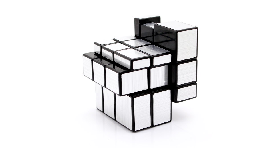 фото Головоломка Mofangge Mirror Blocks 3x3x3 Черно-серебряный