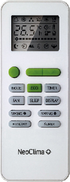 фото Сплит-система Neoclima NS/NU-HAL18F, белый